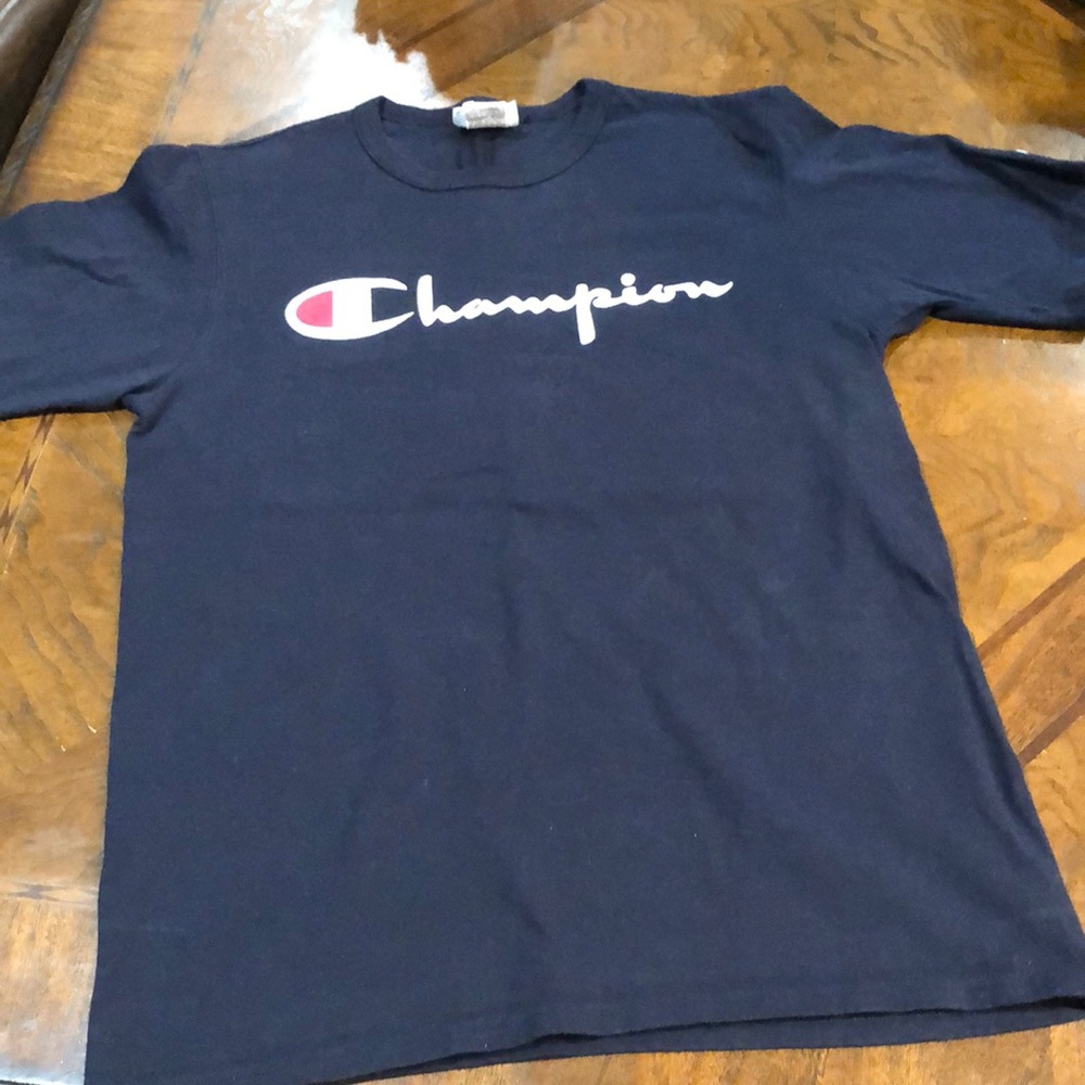 Champion vintage retro thick material tee shirt size M